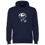 Jurassic Park T Rex Hoodie - Navy - S - Navy