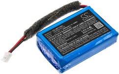 Kompatibelt med JBL Turbo, 3.7V, 3000 mAh