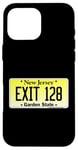 Coque pour iPhone 16 Pro Max Sortie 128 de plaque d'immatriculation New Jersey NJ GSP Parkway