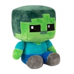 Plyschleksak, minecraft Zombie, creeper, jätte, steve, alex Pixel Miner Fylld Kudde Djur Mjuk Leksak För Barn Födelsedagspresent, Heminredning [DB] Zombie 26cm