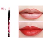 6 Color Lip Liner Pen Matte Gloss Long Lasting M05