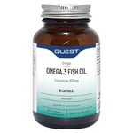 Quest Omega 3 Fish Oil 100% Extra FREE - 45+45 x 1000mg Capsules