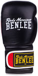 Ben Lee Leather Boxing Glove Sugar Deluxe Fist Mixte, Noir/Rouge, 14