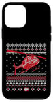 Coque pour iPhone 12 mini Aviation Hélicoptère Pilote Rotorcraft Aviateur Ugly Christmas