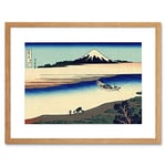 Wee Blue Coo Katsushika Hokusai Tama River Musashi Province Framed Wall Art Print