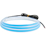 12V 150CM Voiture led Barre de Feux Diurnes Capot Lumineuse RevêTement D'Habillage LumièRe a