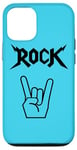 Coque pour iPhone 12/12 Pro Cornes à main Cool Band Rock and Roll Heavy Metal Music Concert