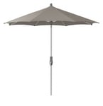 Alu-Twist parasoll Ø2,7 m - taupe (tygkvalitet 4)