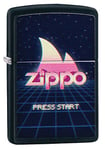 ZIPPO - Design de Jeu - Noir Mat - Image en Couleur - Briquet tempête, Rechargeable, dans Une boîte Cadeau de qualité