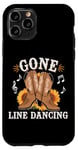 Coque pour iPhone 11 Pro Gone Line Dancing Musique country western Line Dancer