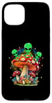 Coque pour iPhone 15 Plus Funny Magic Mushroom Alien Trippy Shroom LSDweed Acid Trip