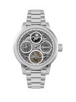 Ingersoll 1892 The Arc Automatic Mens Watch With Silver Skeleton Dial And Stainless Steel Bracelet