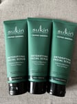 3 PACK Sukin Natural Super Greens Detoxifying Facial Scrub 125ml R20