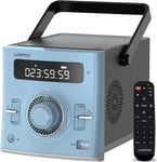 Portable  CD  Player  Boombox  20W  with  Rechargeable  Battery ,  Bluetooth ,