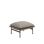 Gloster - Zenith Ottoman - Meteor - Fabric Grade D - Wave Buff - Utomhuspallar & puffar - Henrik Pedersen - Mönstrad,Beige