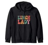 Lunch Lady Cafeteria Worker Zip Hoodie