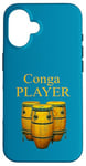 Coque pour iPhone 16 Instrument de musique à percussion Conga