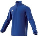 adidas Men Core 18 Training Top - Bold Blue/White, Small