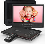 12.5'' Portable DVD Player with 10.5'' Swivel Screen, 2024 New Upgrade Player Bu