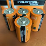 4 x Duracell D Size Industrial Procell Alkaline Batteries LR20 MN1300 D Cell