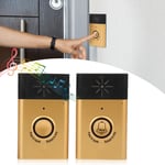 Wireless Smart Doorbell Two-Way Intercom Door Bell Ring Phone Indoor+Outdoor USB