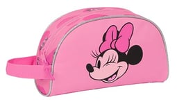 Minnie Mouse Loving - Grande Trousse de Toilette pour Enfant, Adaptable au Chariot, idéale pour Les Enfants de 5 à 14 Ans, Confortable et Polyvalente, qualité et résistance, 26 x 16 x 9 cm, Rose