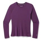 Smartwool Women's Classic Thermal Merino Base Layer Crew, PURPLE IRIS HEATHER, Medium