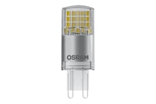 OSRAM PIN - LED-lyspære - form: T20 - klar finish - G9 - 3.8 W - varmt hvidt lys - 2700 K