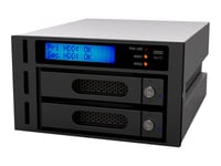 Raidsonic Raidon Ir2622 - Internt Raid-Kabinett - 2,5 Tum/3,5 Tum Delad - Sata 6Gb/S - Raid Raid 0, 1 - Sata 3Gb/S - Svart