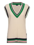 D1. Striped Rib Knit Vest GANT