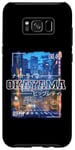 Coque pour Galaxy S8+ Okayama City Retro Japan Esthétique Streets of Okayama