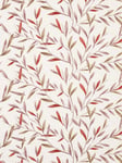 John Lewis Langley Leaf Embroidery Made to Measure Curtains or Roman Blind, Rosehip