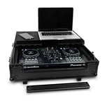 Audibax PRO-DJ400 Flight Case - Valise pour Contrôleur Pioneer DDJ-400 - Valise pour Tables de Mixage Jusqu'à 44 cm - Roues et Poignée de Transport Amovible - Valise Robuste - Intérieur en Mousse