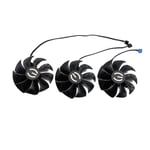 Carte de Fouille de remplacement,pour Ventilateur Refroidisseur EVGA GeForce RTX 3070 3080 TI 3090 FTW3,PLD09220S12H RTX3080 RTX3070,87mm - Type 3PCS