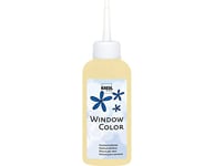 Kreul 42740-Window Color Jaune Fluo, Peinture pour fenêtres à Base d'eau, structurée, pour Verre, miroirs, carrelages et Autres Surfaces Lisses, 640939, Yellow, 80 ML (Lot de 1)