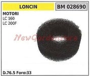 Filtre À Air En Éponge LONCIN Moteur Tracteurs Tondeuse LC 160 200F 028690