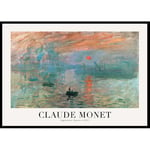 Poster Gallerix Impression Sunrise 1872 By Claude Monet