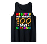 Bee Teacher Kids We Buzzed Right Through 100 Days Of School Tank Top