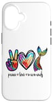 Coque pour iPhone 16 Peace Love and Mermaids Cute Mermaid Amoureuse Fille