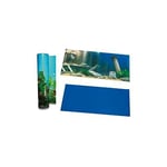 Karlie Poster de Fond d'aquarium Motif Piliers Bleu 49 cm