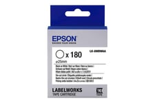 Epson LabelWorks LK-8WBWAA - terningskårne runde mærkater - 180 etikette(r) - 25 mm rund