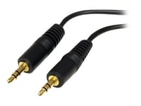 Startech.Com 1,8 M (6 Fot) 3,5 Mm Ljudkabel - 3,5 Mm Ljudkabel - Guldpläterade Kontakter - Hane/Hane - Aux-Kabel (Mu6mm) - Ljudkabel - Stereo Mini-Jack Hane Till Stereo Mini-Jack Hane - 1,8 M - För P/N: Icusbaudio7, Sv231qdviua, Sv231tdviua, Sv431dl