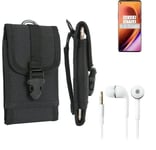 Holster for OnePlus 8 Pro + EARPHONES belt bag pouch sleeve case Outdoor Protect