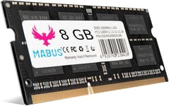 Mémoire RAM DDR3 8GB 1600MHz 1.35V pour Ordinateur Portable - SODIMM PC3L-12800