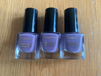 Brand New X3 MAX FACTOR Max Effect Mini Nail Polish 5ML - Juicy Plum (34)