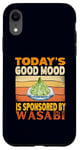 Coque pour iPhone XR Today's Good Mood est sponsorisé par un amateur de cuisine japonais Wasabi