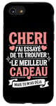 Coque pour iPhone SE (2020) / 7 / 8 Tee Shirt Saint Valentin Cheri Amour Amoureux Couple Humour