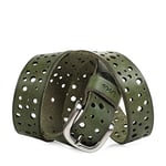 Lois - Ceinture Femme - Ceinture Femme Cuir Véritable - Ceinture Femme Grande Taille - Ceinture Cuir Femme Largeur 30 mm - Ceinture Large Femme - Ceinture Cuir Reglable Femme 501008, Olive