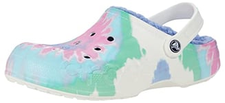 Crocs Baya Lined Tie-Dye Graphic Clog Pink Lemonade/Multi Size 9 UK Men/ 10 UK Women