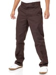 Dickies Men's Original 874 Work Pant Trousers, Dark Brown, 28W 30L UK